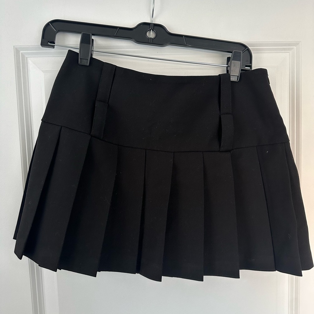 Black tennis skirt